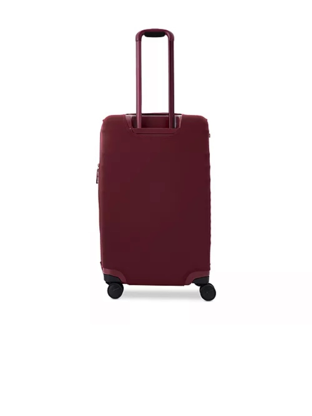 BÉIS The Medium Check-In Roller Luggage Cover in Burgundy - Picture 2 of 8